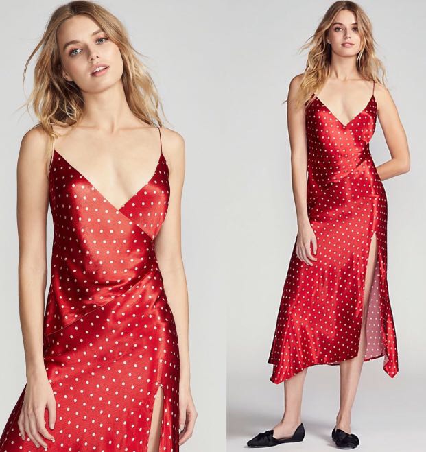 BEC Bridge Bonjour Dress in red polka. BNWT
