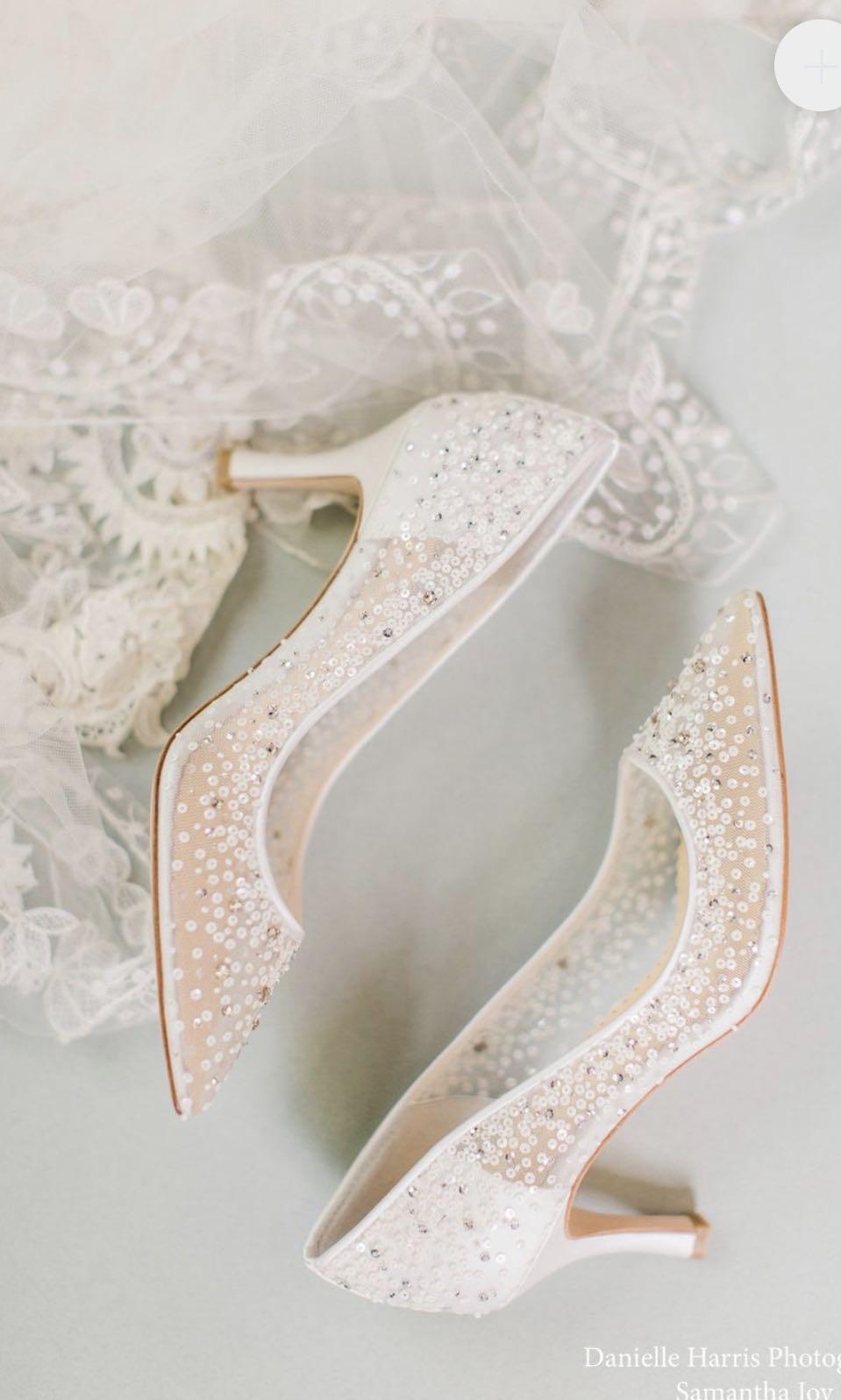 ivory low heels