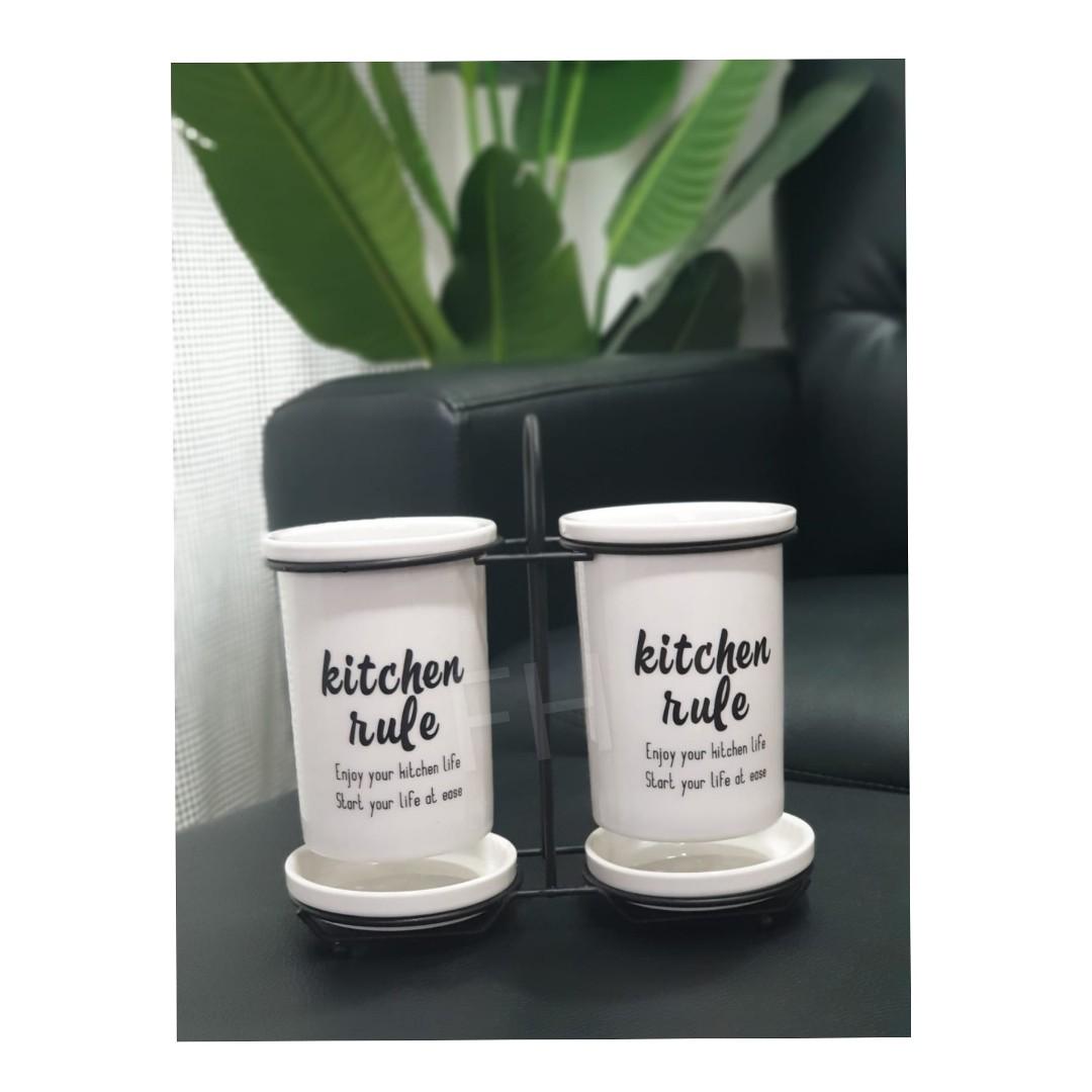 Black Kitchen Utensil Holder Home Appliances Kitchenware On