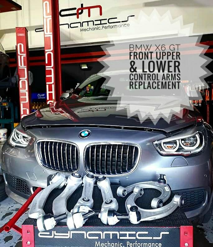 BMW F01/F07/F10 Front original full set control arms replacement, Car