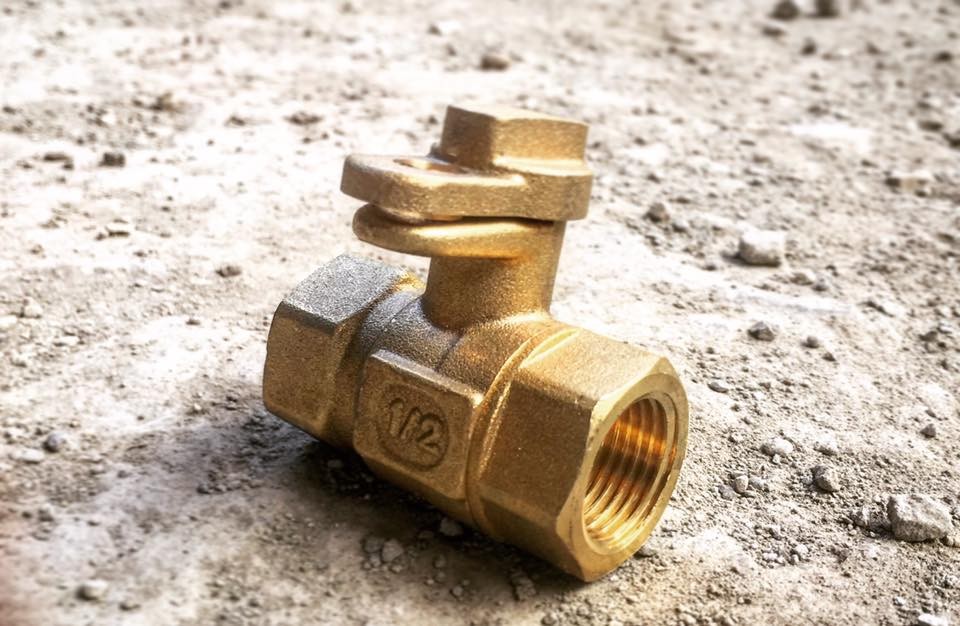 Brass ball valve with lockwing 1/2" 3/4" 1", Commercial & Industrial