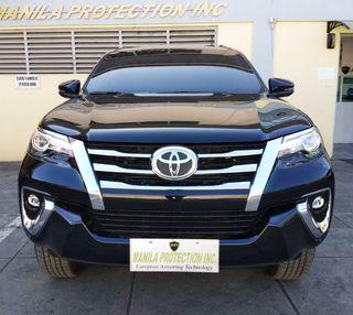 Bulletproof Fortuner Price In India