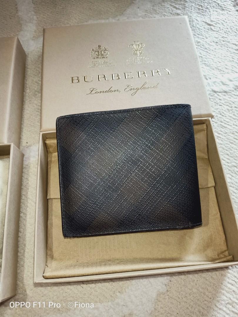 Burberry men wallet clearance