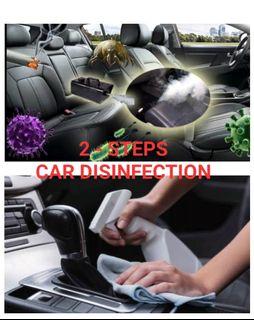 CAR DISINFECTION 2-STEPS BAC TO ZERO