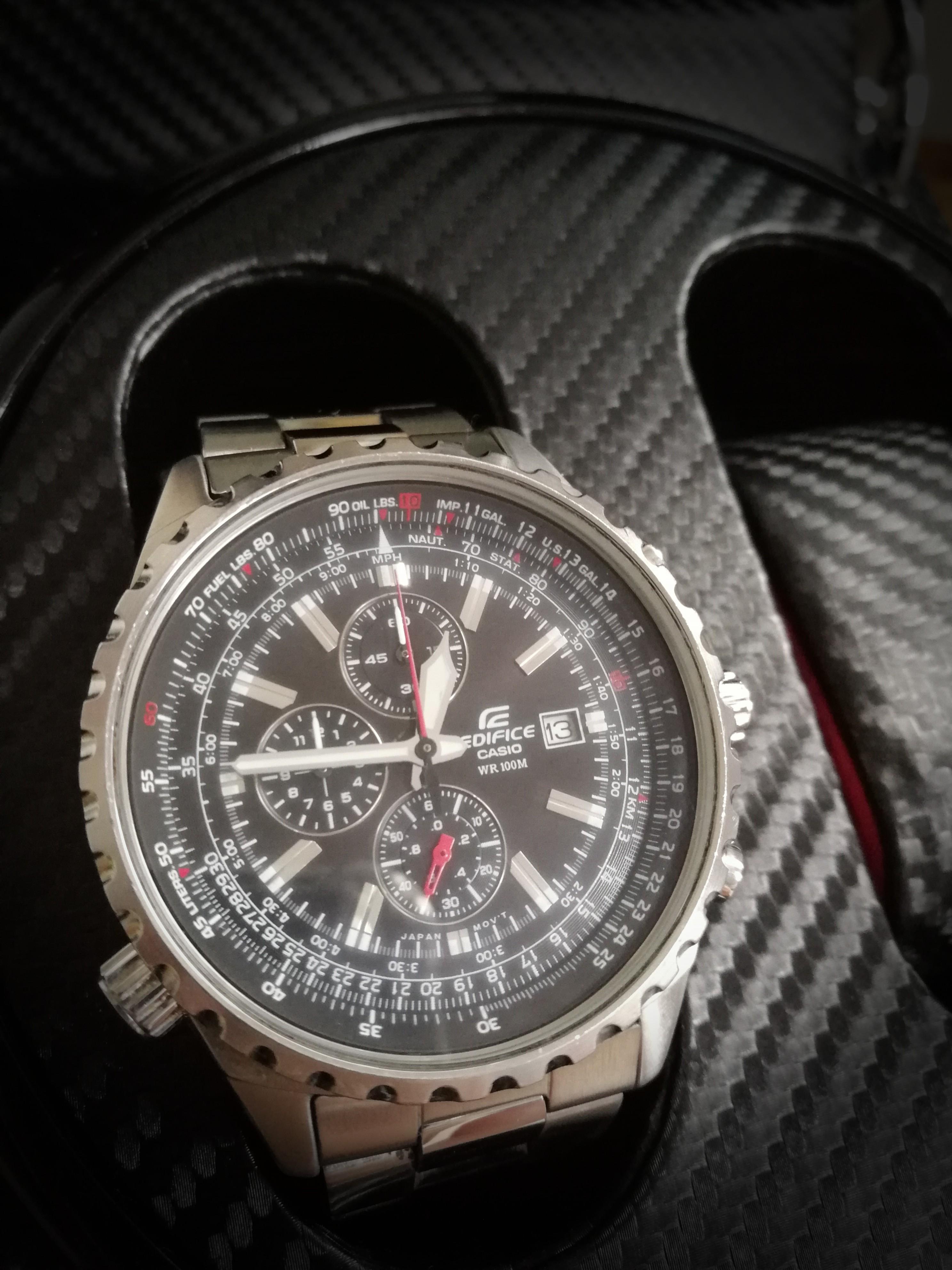 Casio Edifice Watch (EF527-1AV) Watches Carousell Aviator Men\'s & Accessories, Watches on watches, Fashion