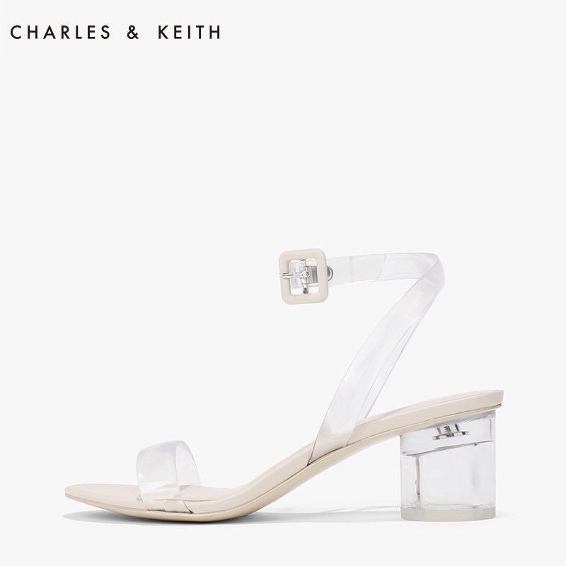 Charles \u0026 keith transparent heels 
