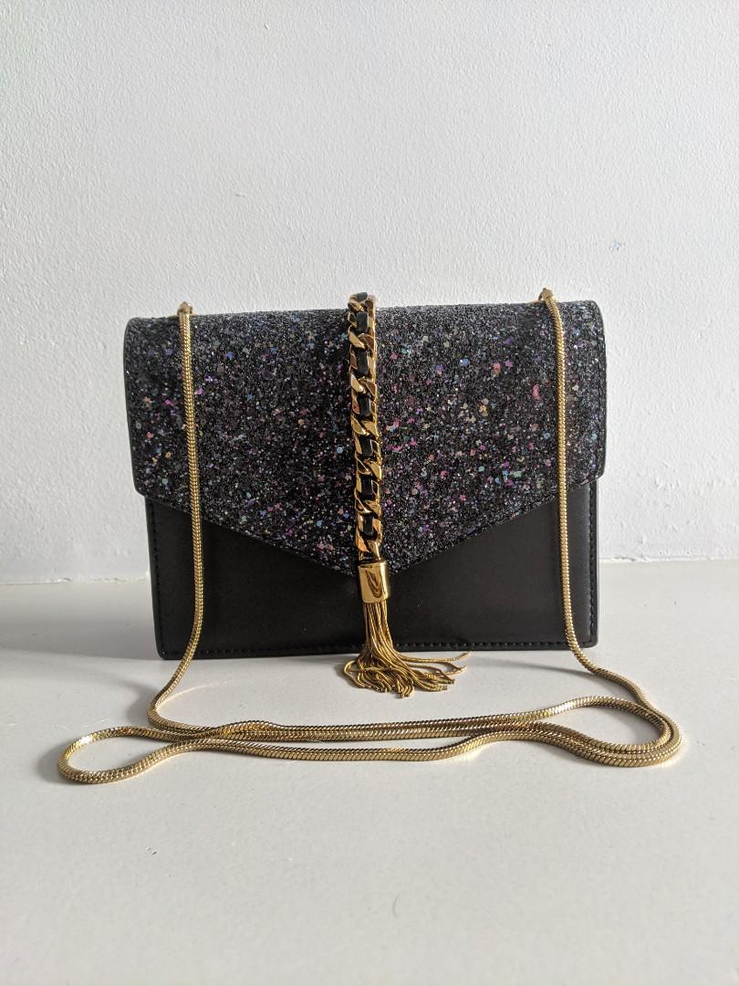 Charles and Keith Glitter sling bag