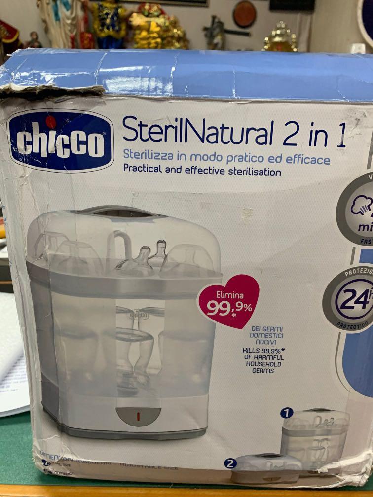 Chicco Steril Natural 2 in1 (Category: Weaning & Toddler Feeding) located in Pasay City. Submitted by ayinong168 (Listing ID 1013296048, Image 1). Description: Item is still in box , never been used, still in excellent condition pm for inquiries.
