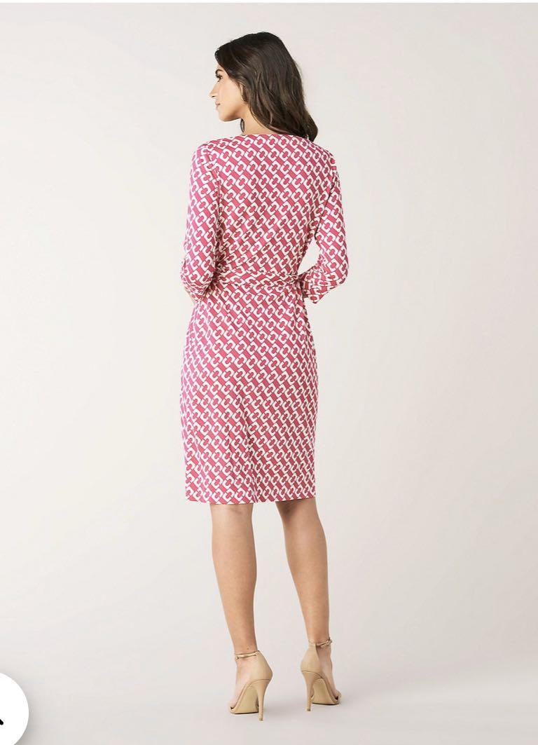 Dvf julian online two wrap dress