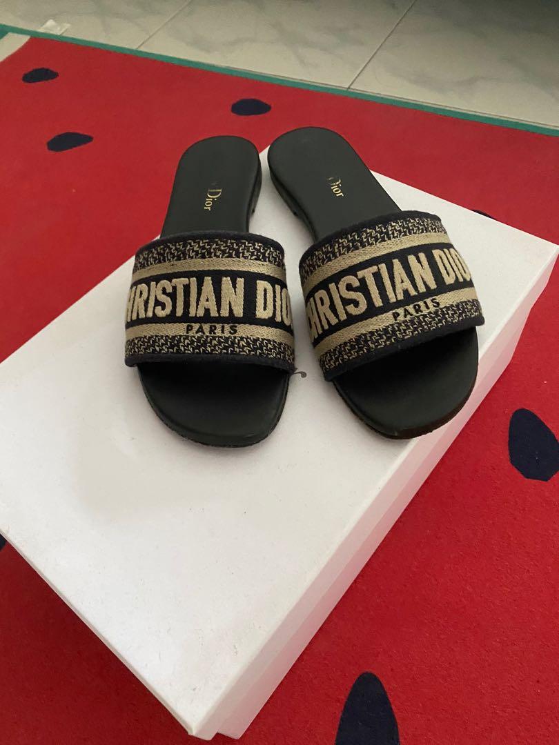 DIOR sandals Women s Fashion Footwear Sandals on Carousell