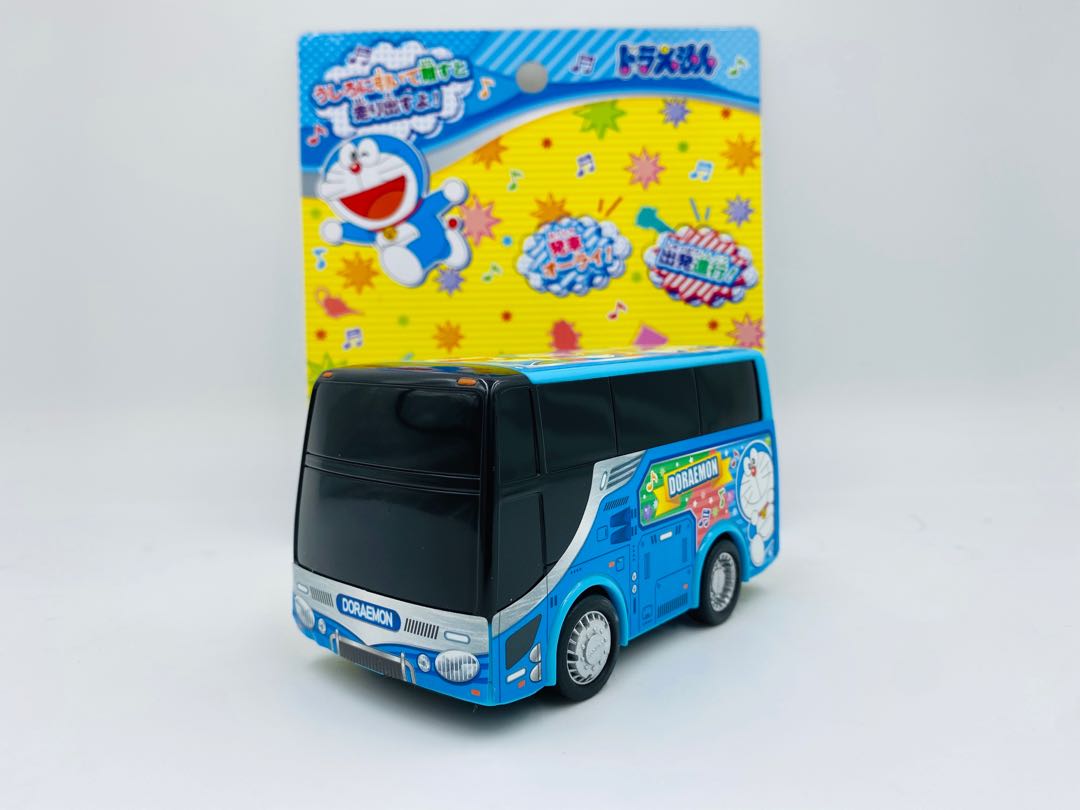 Doraemon Pull Go Bus Hobbies Toys Toys Games On Carousell