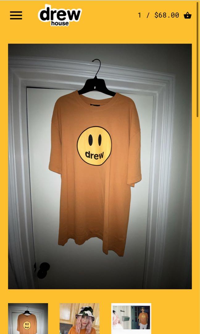 Drew House Mascot Ss Tee Burnt Orange Men S Fashion Clothes Tops On Carousell Drew026 drew house 2020 roses hoodie. sgd