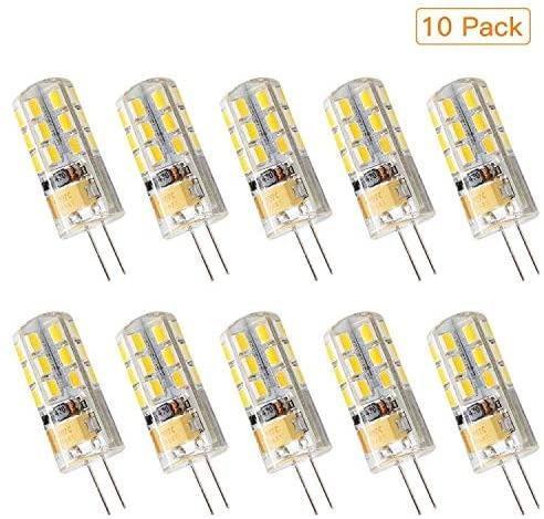 Ebd Lighting 3w G4 Led Light Bulb 10 Pack G4 Bi Pin Base 30w