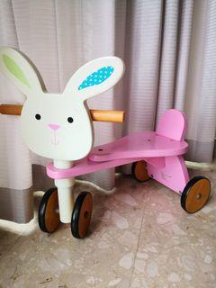 elc wooden bunny trike
