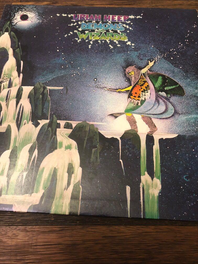 English Vinyl Record Demons And Wizards Vintage Collectibles Vintage Collectibles On Carousell