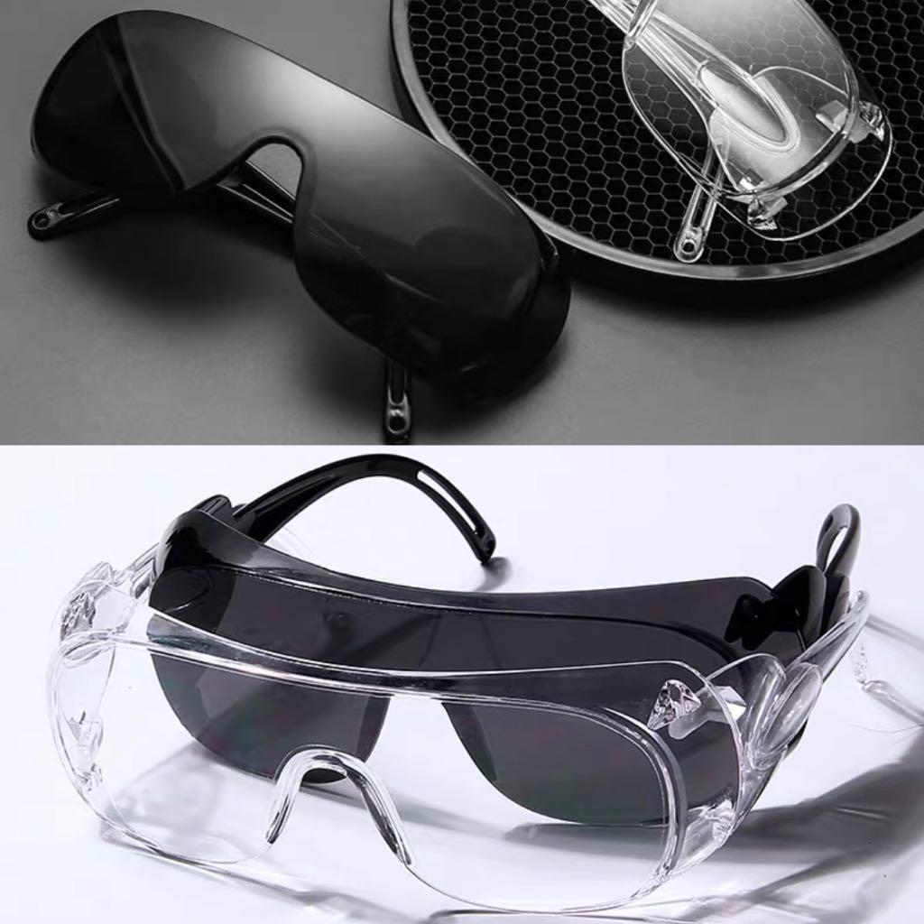 Eye Shield Glasses Acrylic Fully Protected Covered Covid Coronavirus