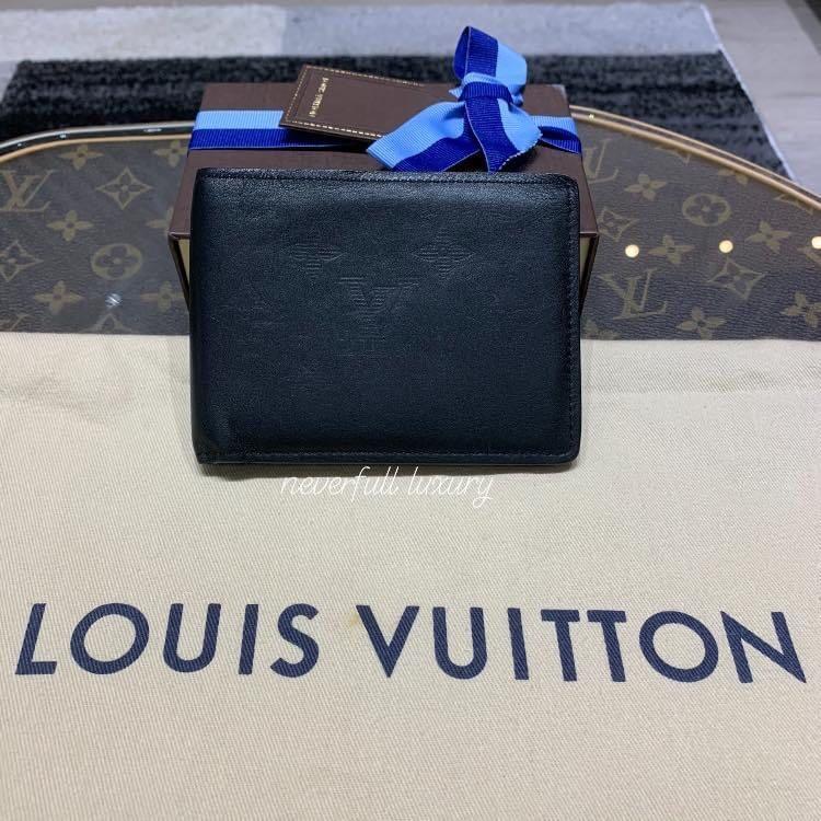 Multiple Wallet - Luxury Monogram Shadow Blue