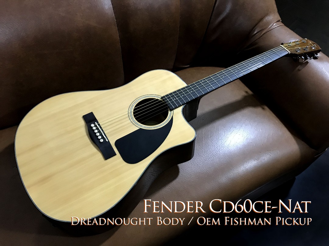 Fender CD60 CE アコースティックギター-