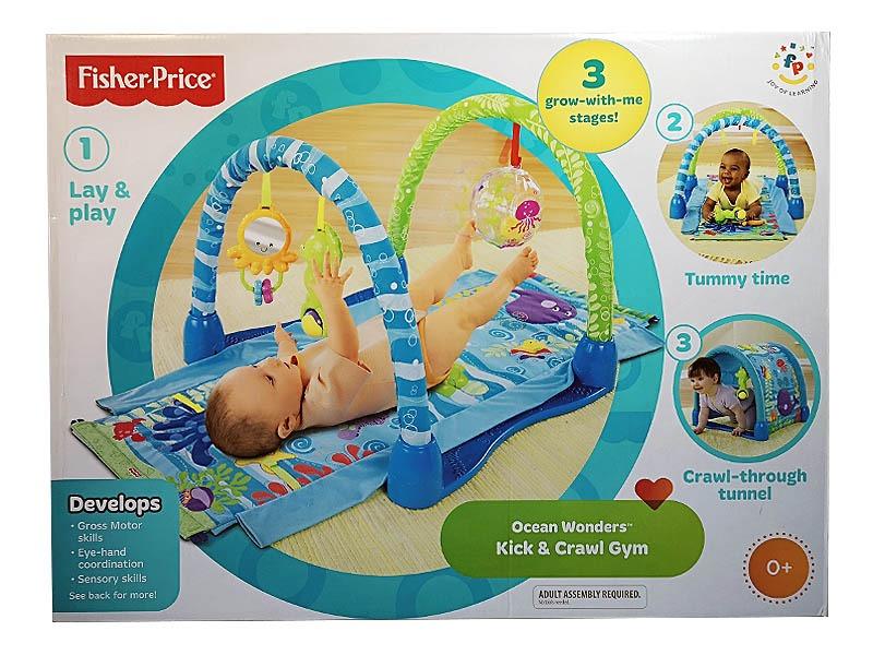 Fisher Price Ocean Wonders Kick Crawl Gym Damage Box