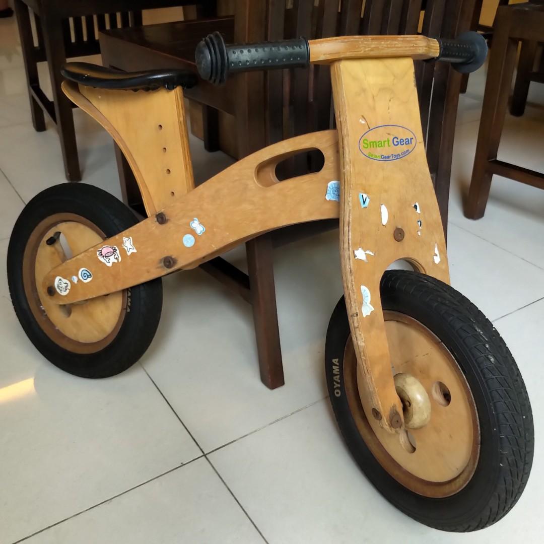 Smart gear wooden balance sales bike