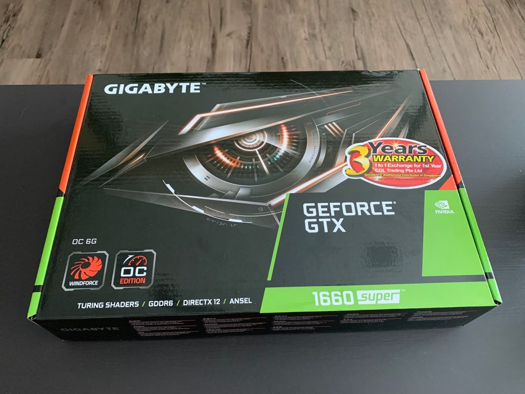 Gigabyte GTX 1660 Super OC 6G, Computers & Tech, Parts & Accessories ...