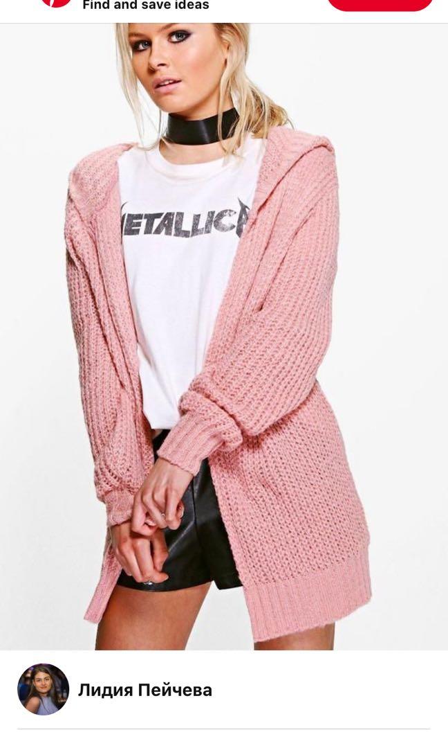 Soft hooded cardigan Clearance