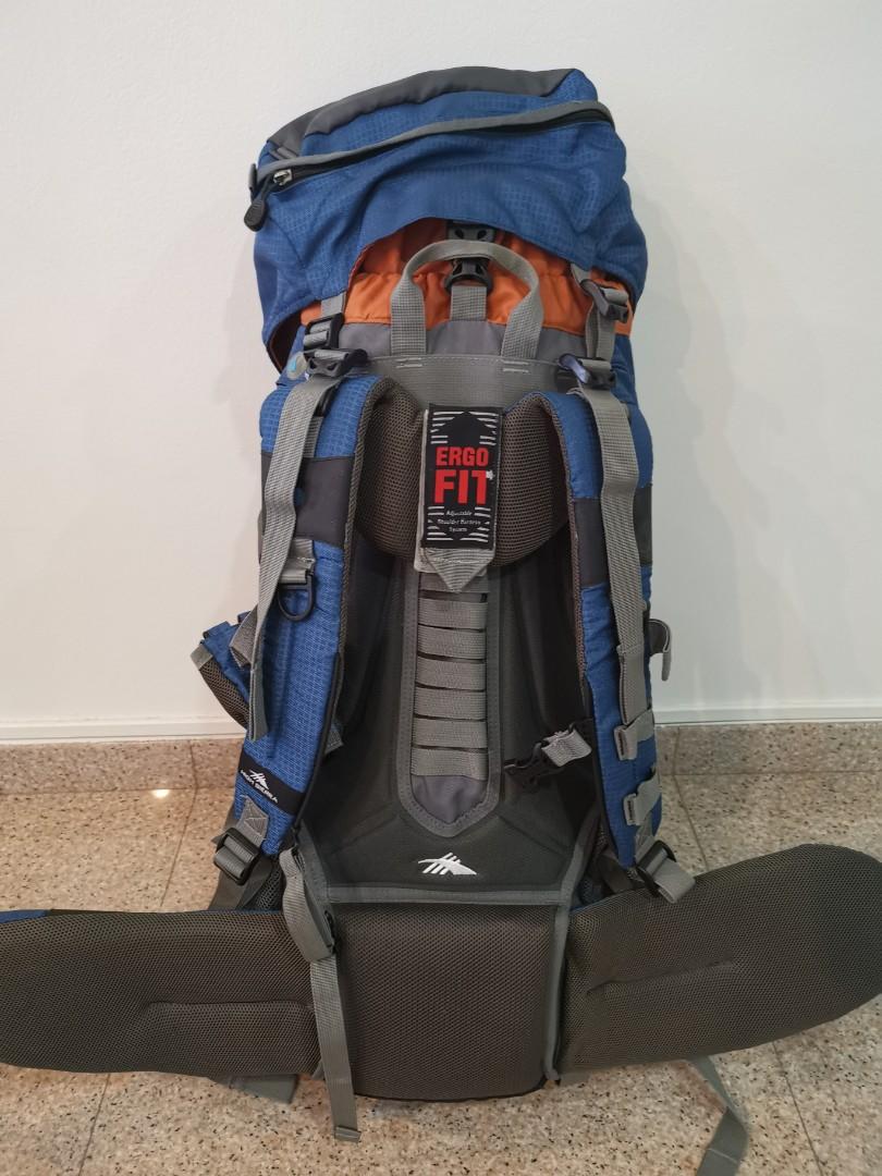 High Sierra Explorer 55 10L Hiking Backpack with raincover