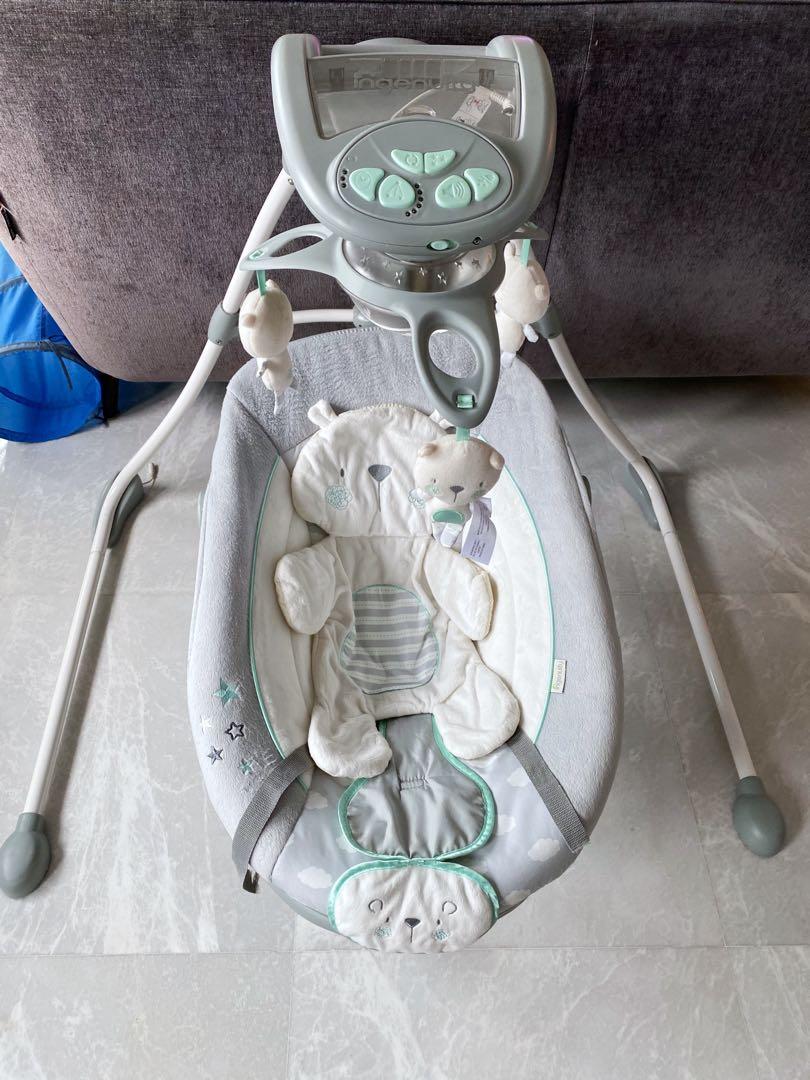 Ingenuity InLighten Cradling Swing Rocker in Twinkle Twinkle