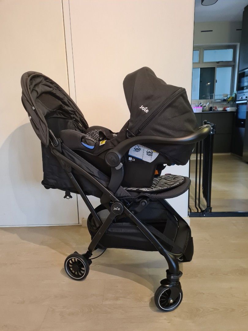 full set joie tourist stroller and gemm carseat babies kids going out strollers on carousell