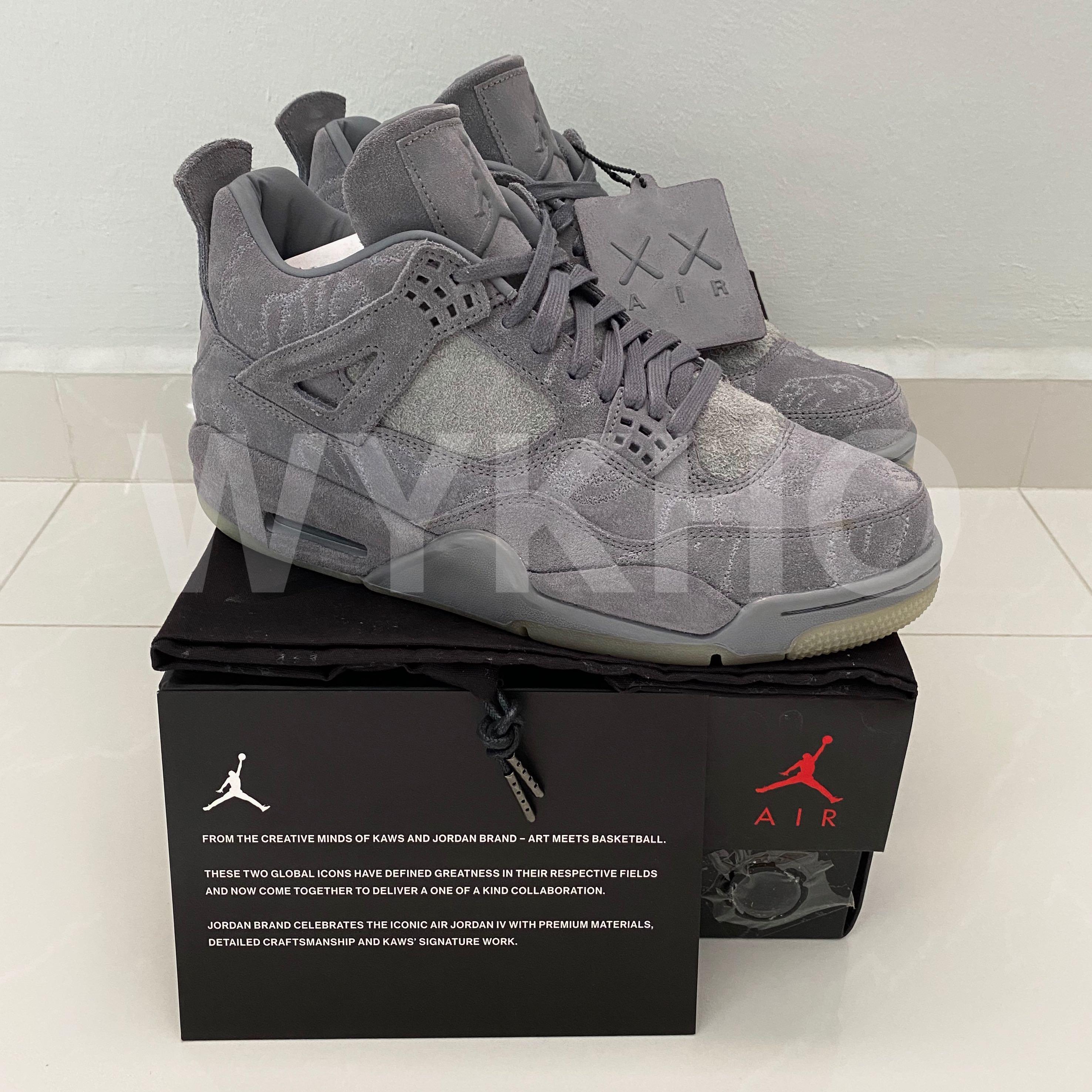 Kaws x Nike Air Jordan 4 'Cool Grey 