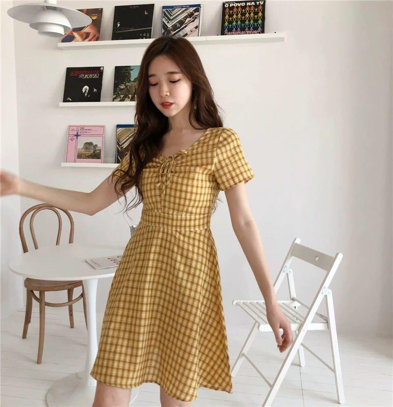 Korean Style Dress Women s Fashion Muslimah Fashion Dresses on