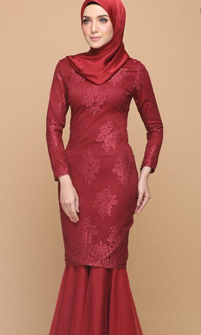 kurung moden lace