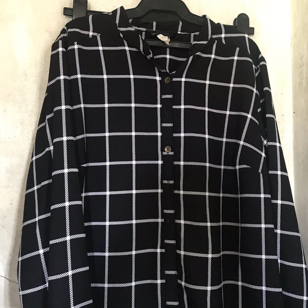 Level Eight black grid dress, Women's Fashion, Dresses & Sets, Dresses