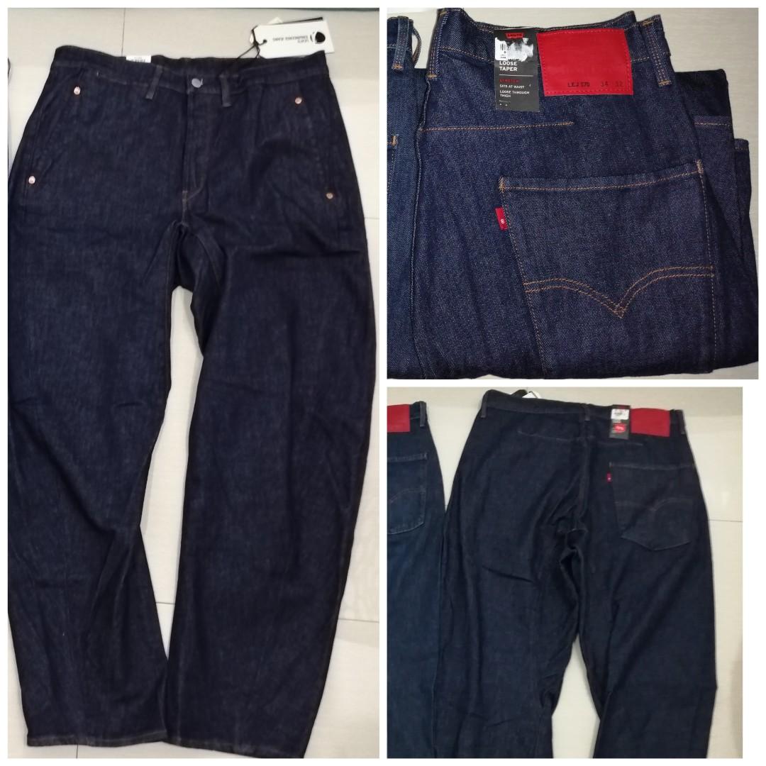 Levi's 570 baggy taper engineered jeans 29-36, Men's Fashion, Bottoms, Jeans  on Carousell