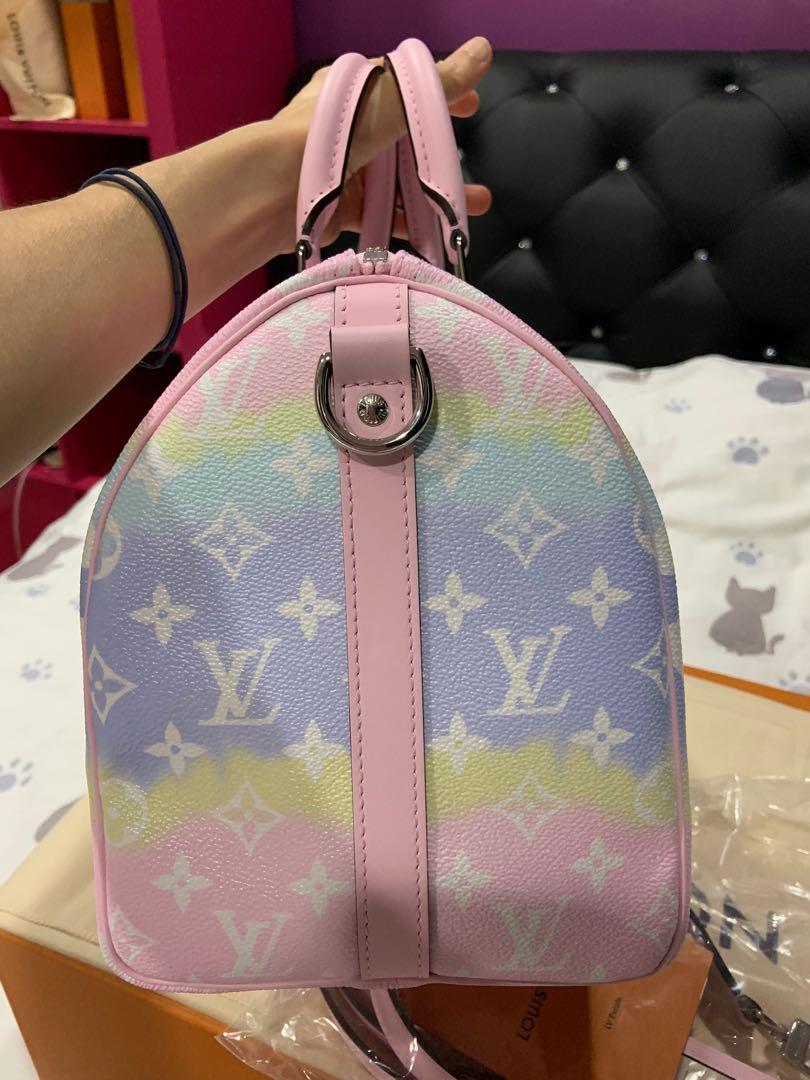 Louis Vuitton Summer 2020 ESCALE collections Speedy 30 Pastel PINK unboxing  #louisvuittonescale 