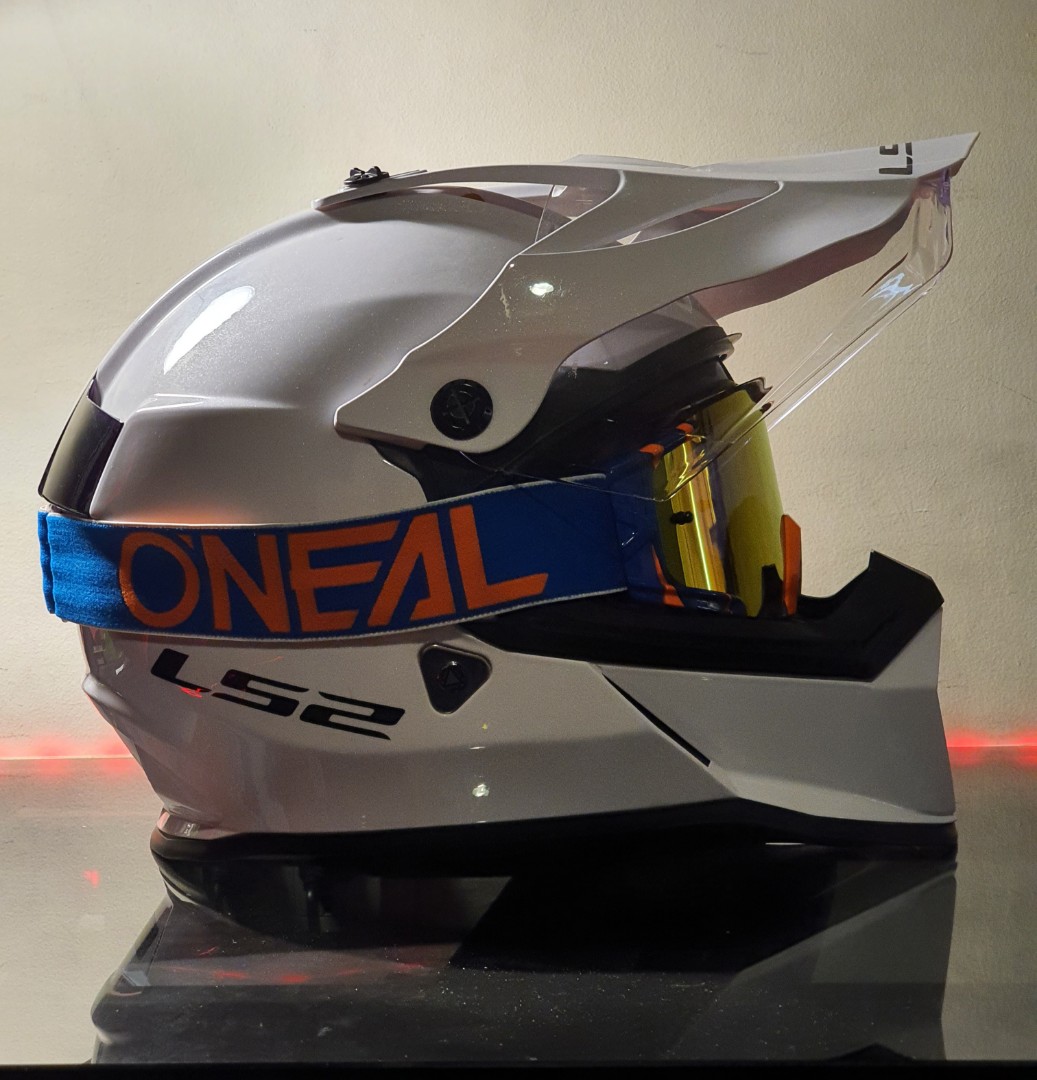LS2 MX436 Helmet with Goggles
