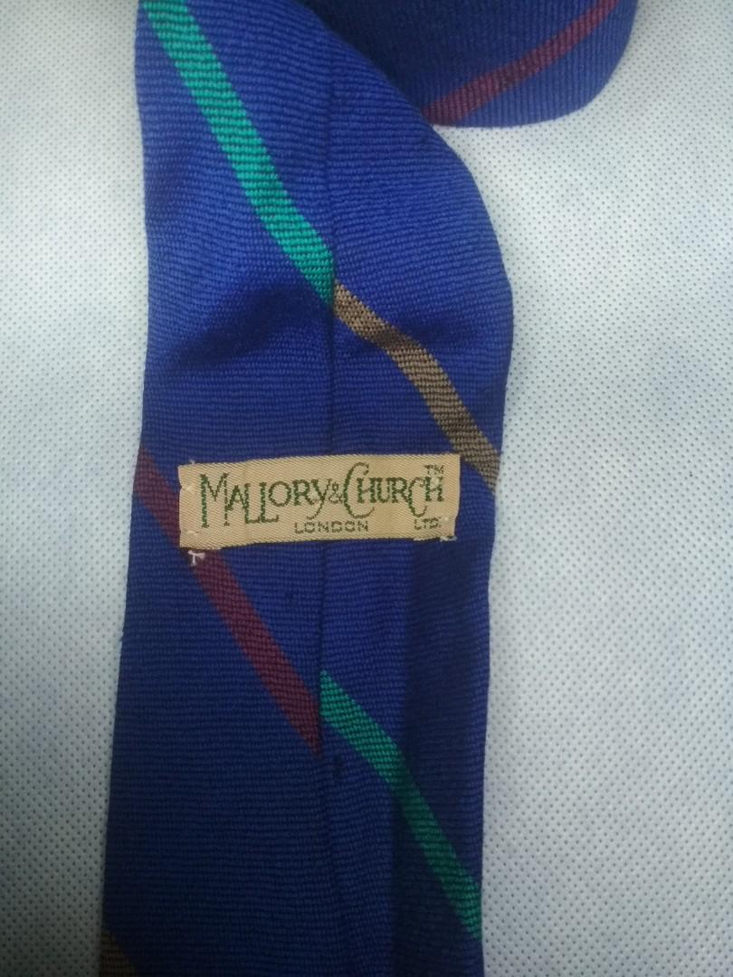 Mallory & Church Tie, Men's Fashion, Watches & Accessories, Ties on