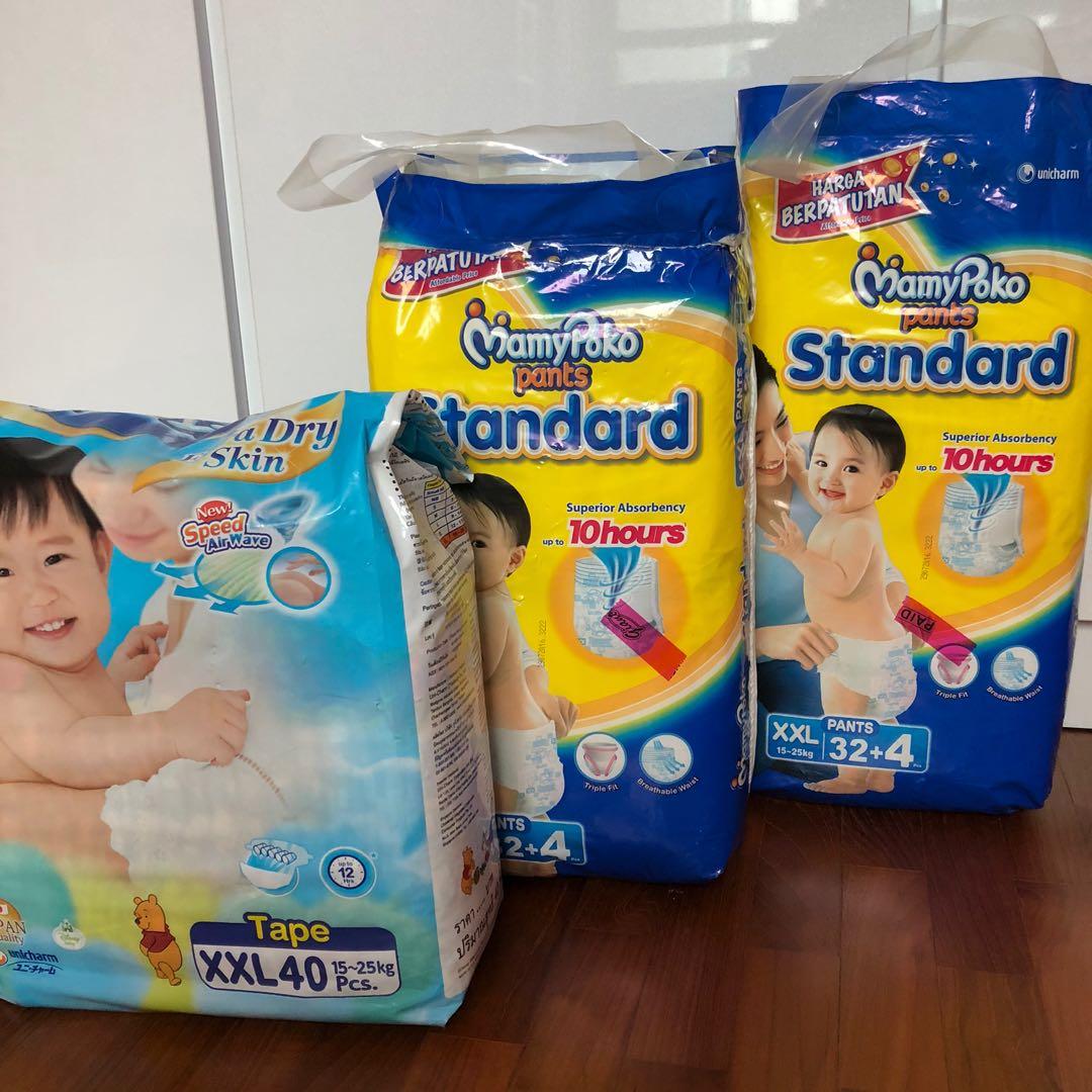 mamy poko pants taped diapers