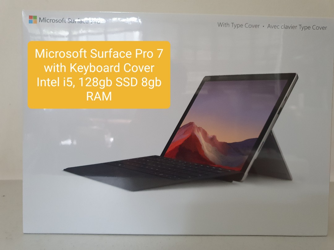 Microsoft Surface Pro 7 With Keyboard Cover Electronics Computers Laptops On Carousell