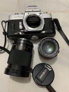 Minolta SRT 101 with 2 lenses