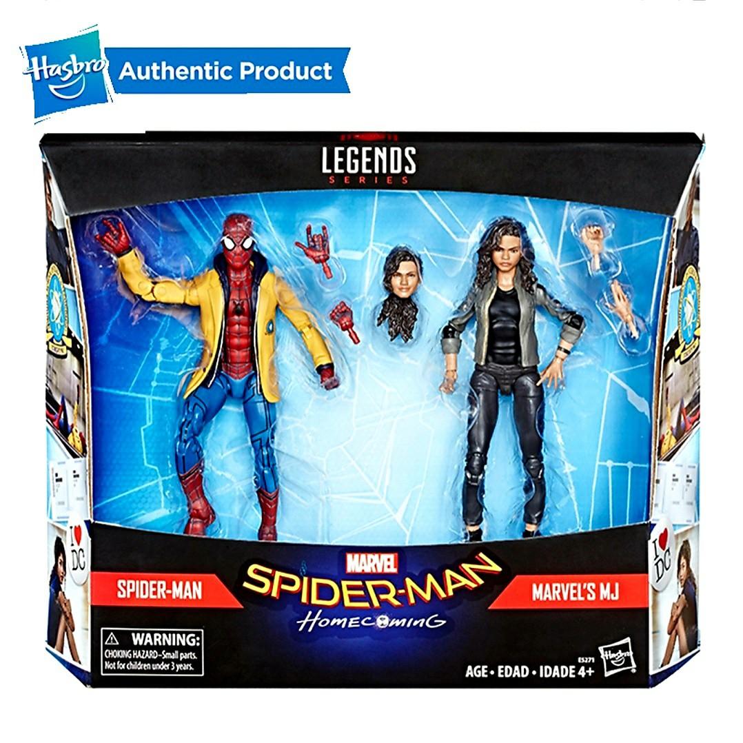 Marvel legends spider man store homecoming 2 pack mj