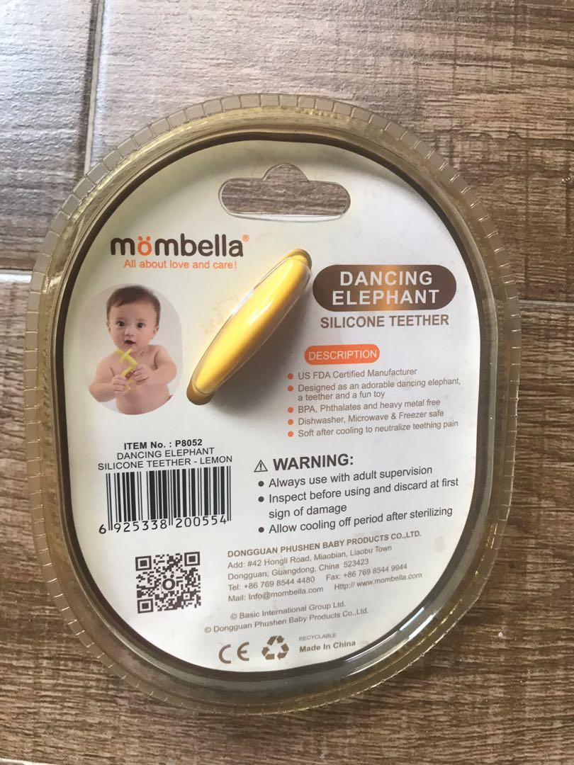 Mombella Teether (Category: Soothers & Pacifiers) located in Quezon City. Submitted by konmarimama (Listing ID 1013176884, Image 2). Description: .