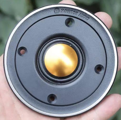 Audax gold dome tweeter top