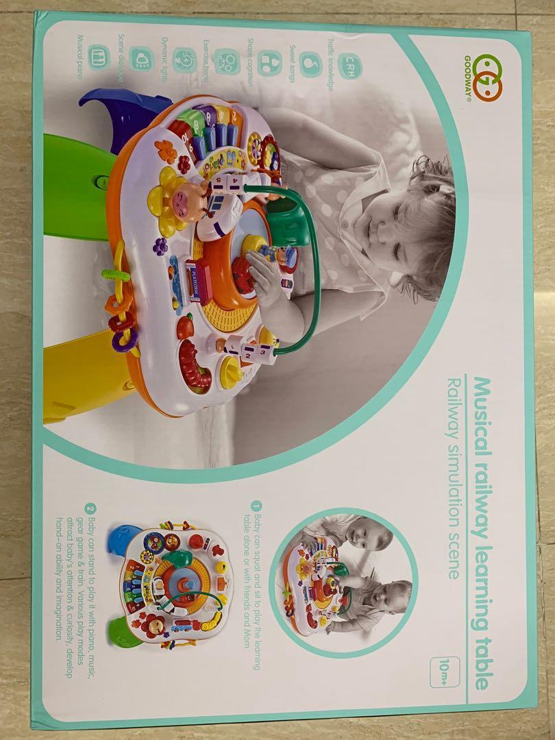 musical railway learning table