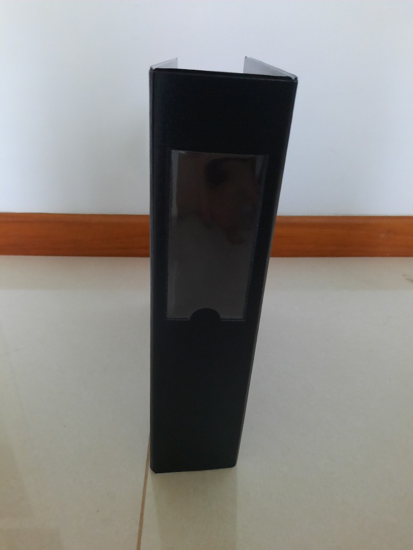 (NEW) A4 thick black ring file (7.5cm), Hobbies & Toys, Stationery ...
