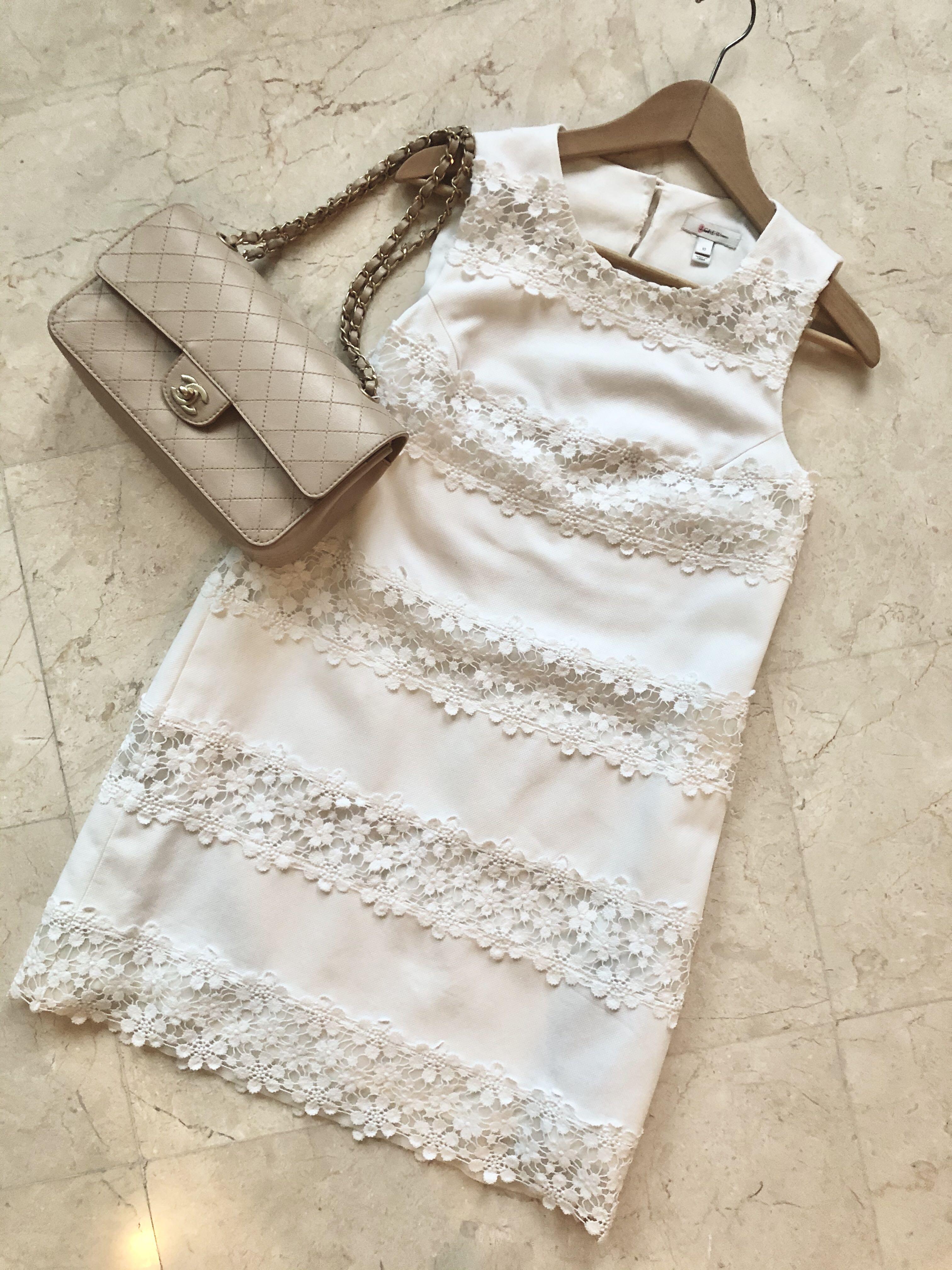 NEW J Crew Lace Shift Dress Women s Fashion Tops Sleeveless on Carousell