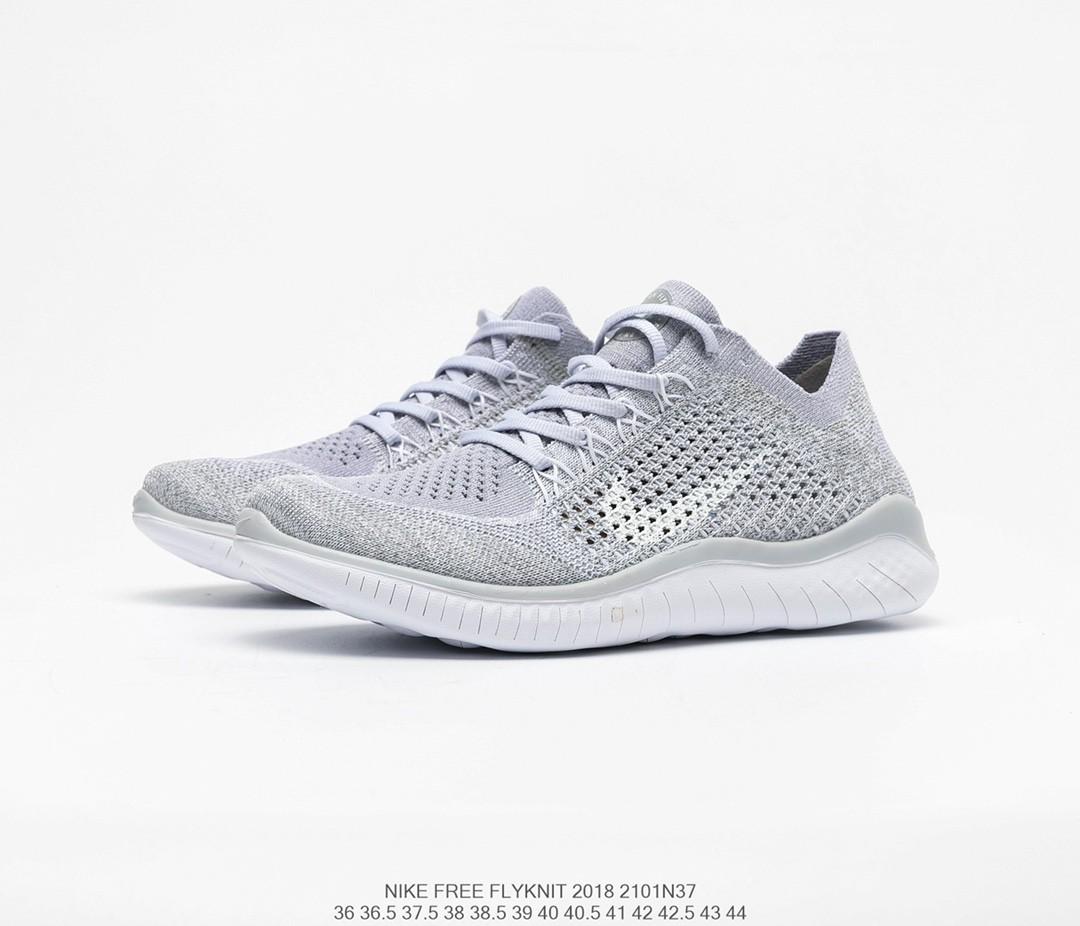 Nike Free Rn- Wolf Grey, Men's Fashion 