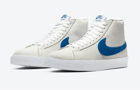 Nike Sb Blazer White Cerulean, Men's 