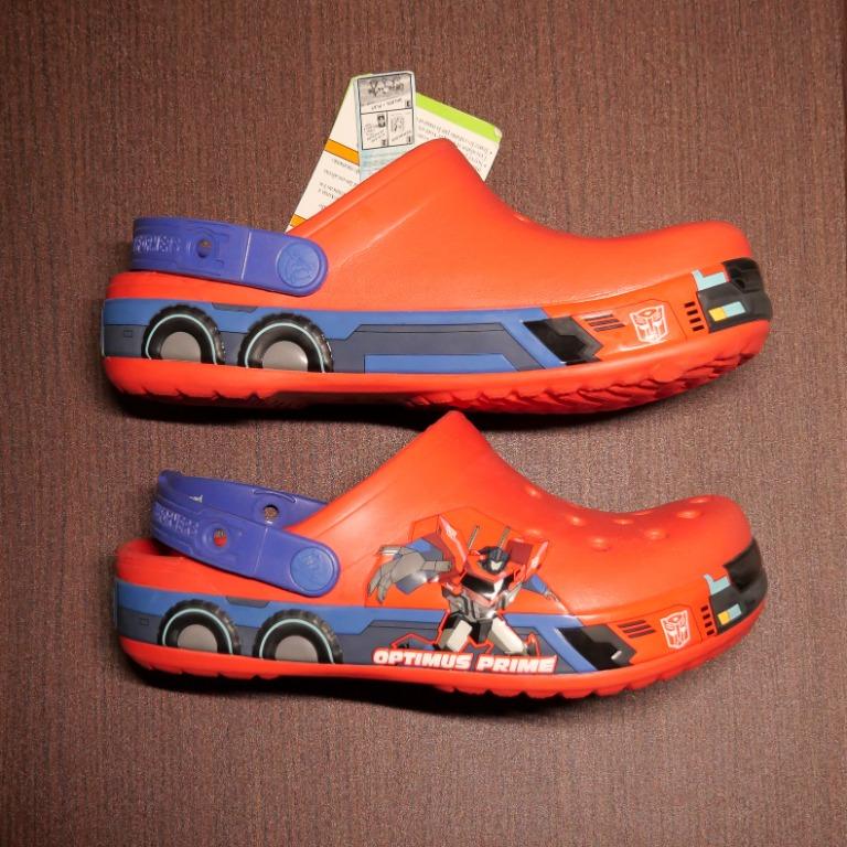 optimus prime crocs