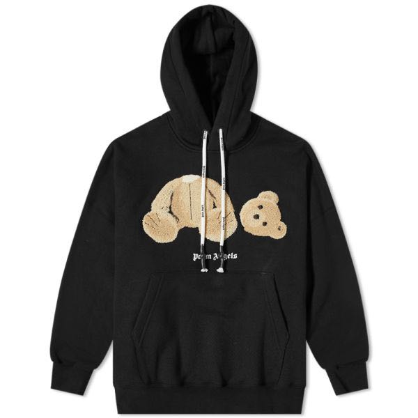 palm angels teddy bear hoodie
